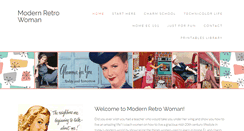 Desktop Screenshot of modernretrowoman.com