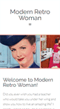 Mobile Screenshot of modernretrowoman.com